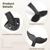 OMISTAR 4 PCS Whale Tail Wall Hooks, Rustic Metal Wall