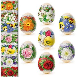 Pysanky Egg - Egg Packs - Easter Eggs - Shrink Sleeve - Floris Flowers