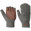 Outdoor Research Men's Lost Coast Fingerless Mitts, Pewter, S