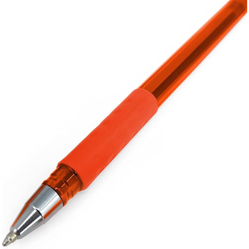 Pentel - Feel-It! BX490-1.0mm Ergonomic Stick Ballpoint Pen - Pack