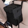 Zukida Car Trash Can, Car Storage Case, Waterproof Car Trash