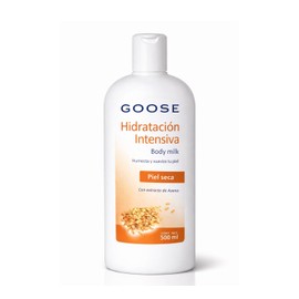 GOOSE Crema Corporal Hidratante 500 ml con Avena – Humectación Suave para Piel Sensible, Uso Diario