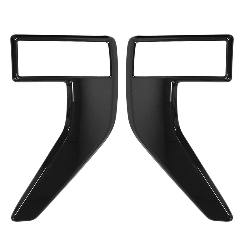 ApplianPar 2Pcs Gloss Black Front Driver and Passenger Side Fender