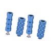 2 Pair Motorcycle Brake Foot Peg CNC Process Plating Precise