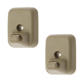 2 Clips De Sujeción para Visera De Sol Color Camello, Compatibles con Ford F-150 2009-2014. Reemplazo: Al3Z1504132Ab