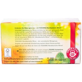 Teekanne Moroccan Mint 6 Pack (6 x 20 Tea Bags) 6 x 36 g