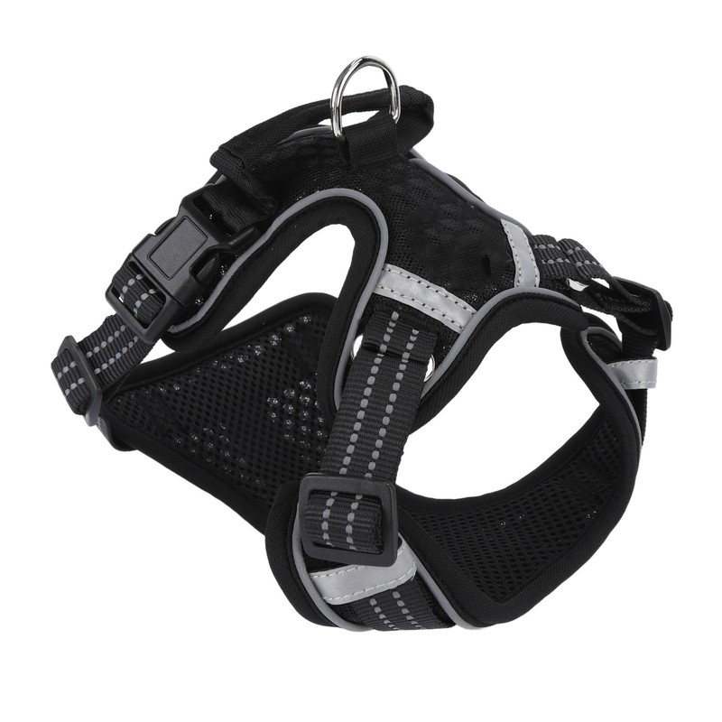 Dog Harness Adjustable Comfortable Reflective Strip Safety Mesh Dog Vest