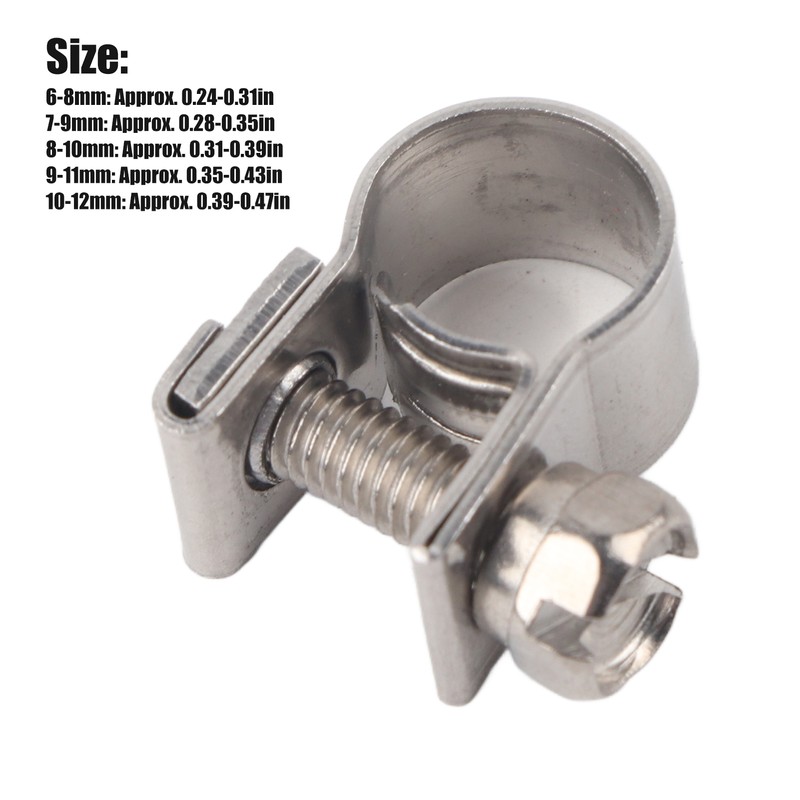 304 Stainless Steel Mini Clamp No Rust Corrosion Resistance Special