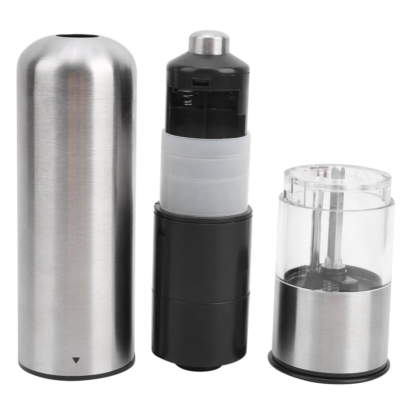 Electric Salt Pepper Grinder Stainless Steel Automatic Battery Operated Spice