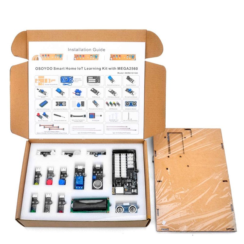 OSOYOO MEGA2560 IoT Learning Smart Home Kit for Arduino |