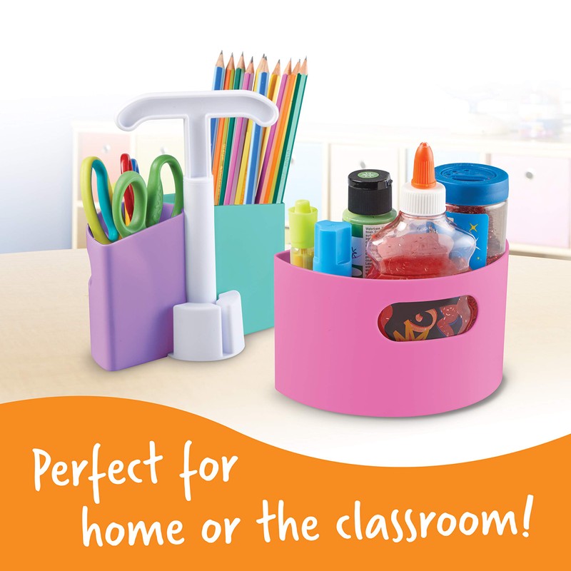 Learning Resources Create-a-Space - Mini Centro de Almacenamiento - Pastel,