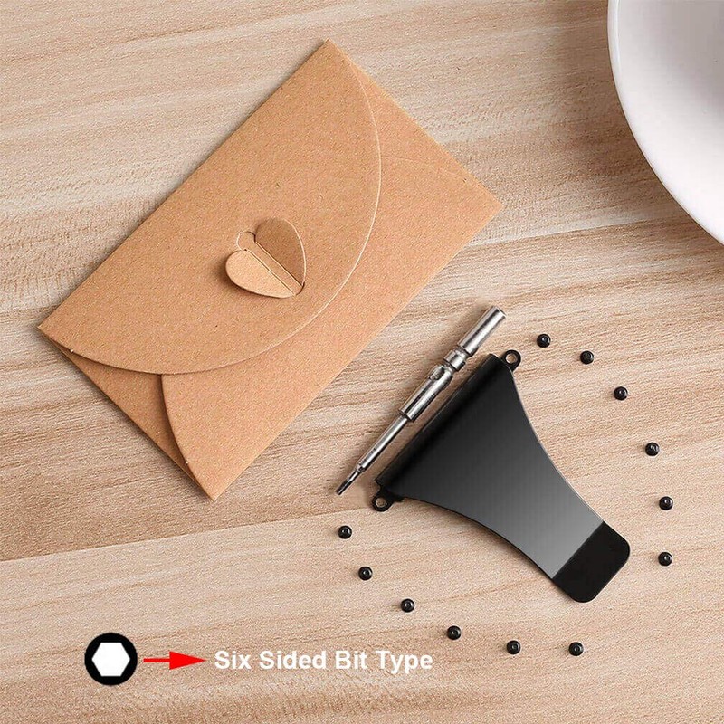 UpLook Wallet Replacement Screws Screwdriver Metal Clip for RFID Metal