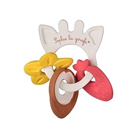 Sophie la Girafe - Ring of Fragrances Sophie la Girafe - Adventure Games - 3 Medallions with Different Smells - Rubber - Easy to Grip - For Children from 0 Months