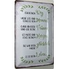 Metal Sign 20 x 30 cm Geh deinen Weg Saying