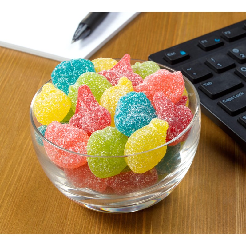 JOLLY RANCHER Sour Gummies Assorted Fruit Flavored Candy Bag, 6.5