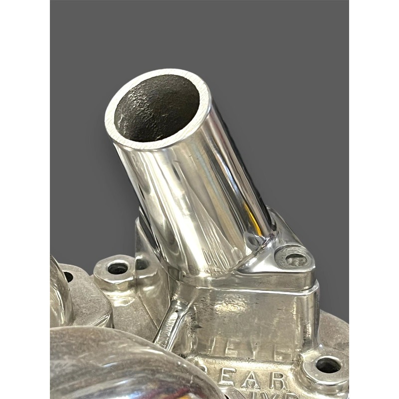 Ford Polished Flathead V8 Ford Breather Stand 25° Clears Tight