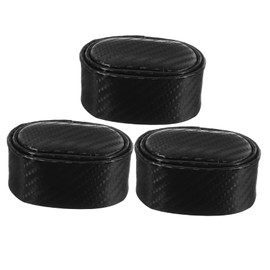 Ipetboom 3Pcs Watch Pillow Black Automatic Watch Cushions for Display Jewelry Organizer Smooth Bracelet Holder for Shops and Events