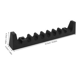 DECHOUS Beauty Bed Balcony Chair Support Buckle Computer Chair Adjustment Buckle Plastic Adjustment Bracket Beauty Bracket Garden Furniture Adjuster Black Abs