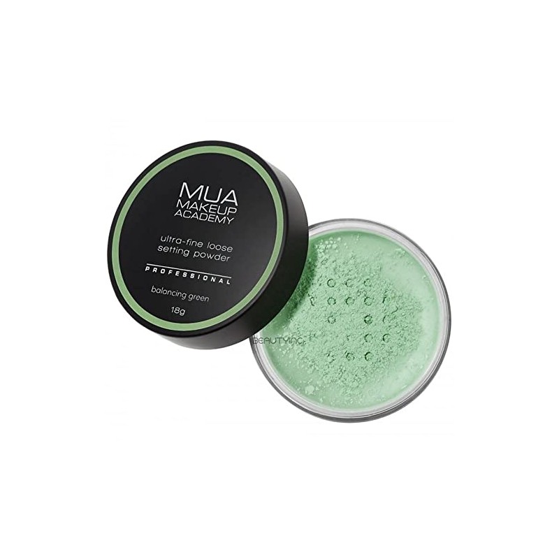 MUA Make Up Academy Professional Loose Setting Powder Banana Green