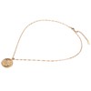 White Zircon Women Necklace Snake Pattern Electroplated Fashionable Female Pendant