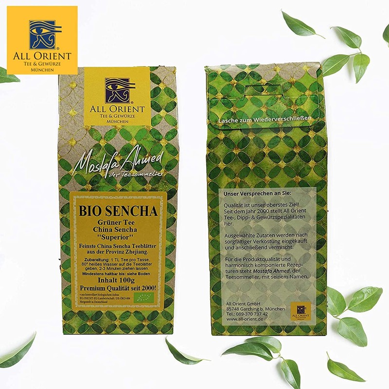 3 x 100 g Organic China Sencha