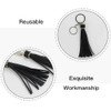 CHXTguyue Tassel Keychain Exquisite Circle Keyring Simply Backpack Hanging Pendant