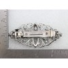 Faship Red Floral Crystal Hair Barrette Clip - Red