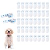 40Pcs Disposable Dog Booties with 2 Roll Dog Paw Bandage