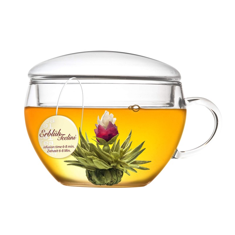 Creano GlasTasse Teelini 139 Glass Teacup, 200 ml, 2-Piece with