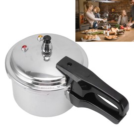 3L Stainless Steel Pressure Cooker, Cooking Various Foods Food Grade Stainless Steel Pressure Cooker Exquisite Workmanship for Gas Stove
