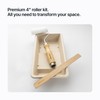 Hemway Premium Decorating Tools Bamboo Paint Roller Kit Set |