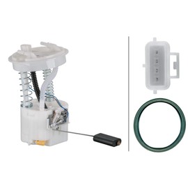 HELLA 8TF 358 146-161 Sender Unit, fuel tank - Electric - 4-pin connector - with seal/with fuel sender unit