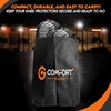 COMFORTGUARD Black Edition Professional Work Knee Pads with Heavy-Duty Foam