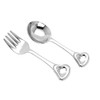 Krysaliis Juego de cuchara y tenedor de plata, Sweetheart