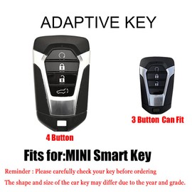 HIBEYO for Isuzu Key Case Key Fob Cover for Isuzu New MU-X X Series DMAX D-Max X-Terrain Pickup 2020 2021 2022 2023 Accessories Key Shell Cover Smart Key Holder Protector-White