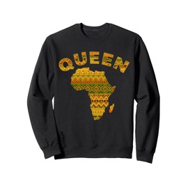 African Attire Women Tops Girls Kente Afro African Queen Sweatshirt