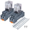 Electromagnetic Power Relay, 8-Pin 10 AMP 12V DC Relay Coil