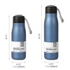 Small Water Bottle 12 oz, Dusgut Insulated Water Bottle,Stainless Steel,Wide