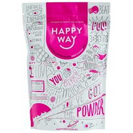 HAPPY WAY I Love You Berry Much Whey Protein Powder - 500g | Burst of Berry Goodness | Supports Toning & Muscle Recovery | Ideal for Shakes, Smoothies & Healthy Recipes