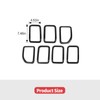 Jimen for 2021+ Grand Cherokee Grill Inserts, 7PCS Front Grille