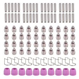AMICO AG60HF-100, 50Pcs Plasma Cutter Consumables Nozzles, Electrodes and Cups