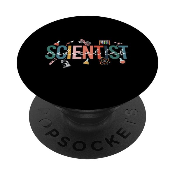 Medical Lab Scientist Boho Medical Laboratory Scientist PopSockets Adhesive PopGrip