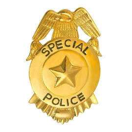 Fbi Badge Metal Accessory for Police Policeman Fancy Dress