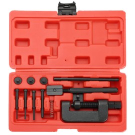 Acymner 13PCS Chain Breaker Tool Kit | Universal Chain Cutter and Riveter Set with Carrying Case for ATV, Bicycle, and Motorcycle for Easy Chain Maintenance