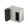 Cubicle Lock Keep with Buffer in Satin Stainless Steel 20mm
