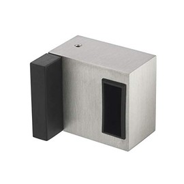 Cubicle Lock Keep with Buffer in Satin Stainless Steel 20mm Partition Deluxe Box Keep