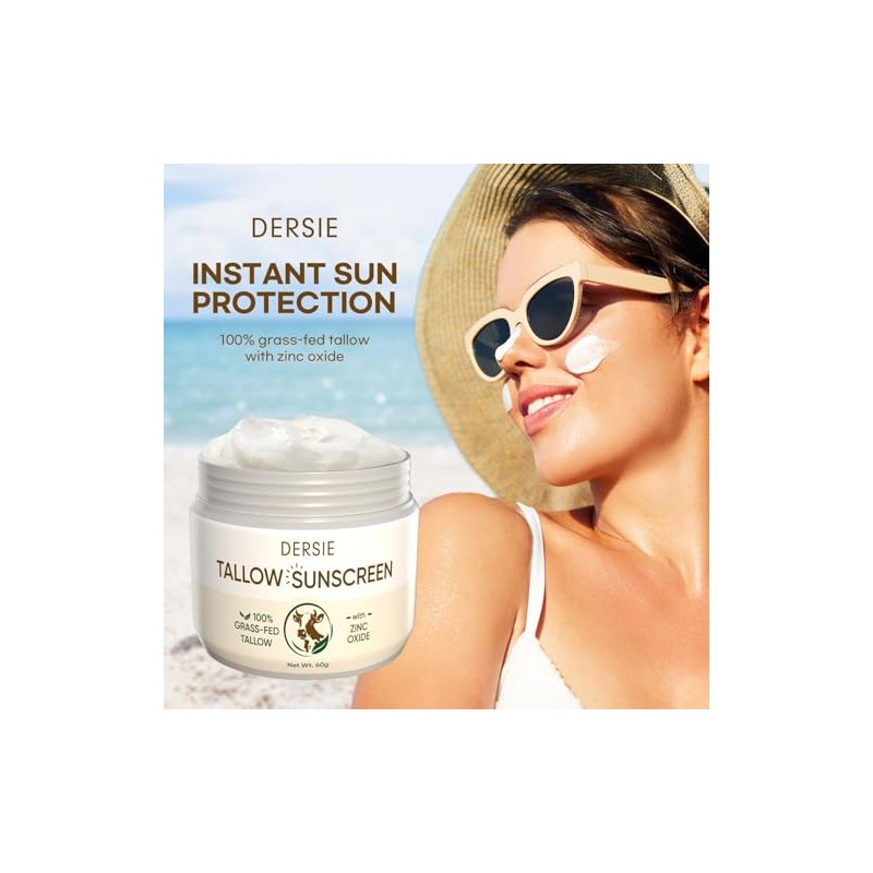 Protector solar de sebo de res con xido de zinc