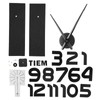 DIY Wall Clock Innovative Acrylic Mirror Sticker Clock Kit for