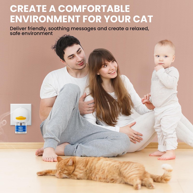 Cat Pheromones Calming Diffuser, Yirr Cat Calming Diffuser, Therapet MD