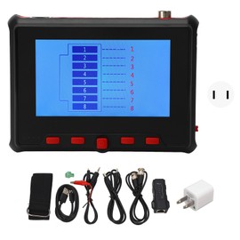 CCTV Test Monitor 4.3in Display AHD TVI CVI UTP Cable Tester 8MP for Maintenance Repair US Plug 100‑240V
